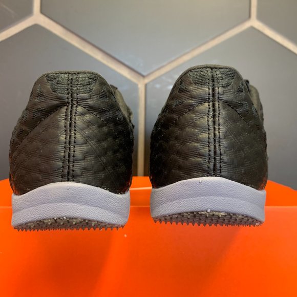 ~New W/ Missing Lid Box! Nike Triple Jump Elite Black Grey Spike Track Size 15 - Picture 4 of 5